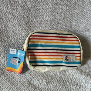 2024 ALDI Gear Belt Bag Multicolor Striped Fanny Pack